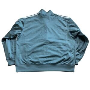Adidas Adicolor Classics 3 Stripes Full Zip Powder Blue Track Jacket Size XL